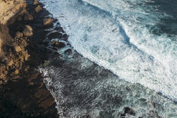 Bird's Eye View Of Seashore