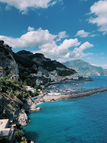 Bird's Eye View Of Seashore During Daytime