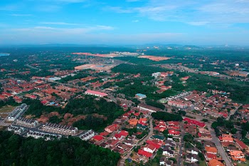 Bird's Eye View of Town