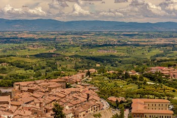 Bird's Eye View Of Town During Daytime
