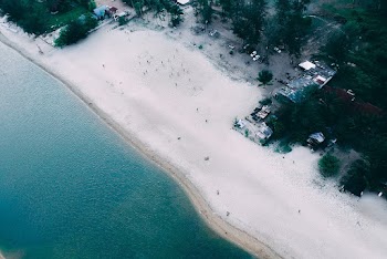 Bird's-eye View Photo of Beach