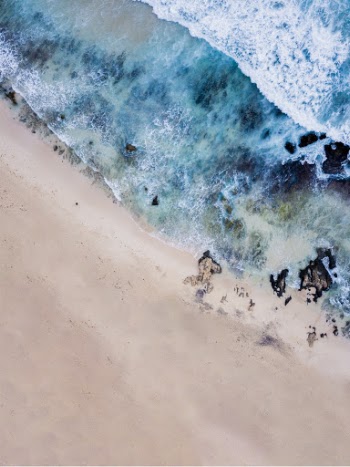 Bird's Eye View Photo of Beach