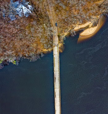 Bird's Eye View Photo Of Bridge