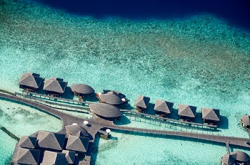 Bird's-eye View Photo of Cabanas