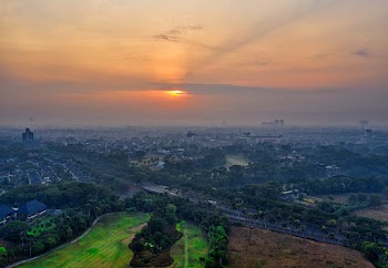 Bird's Eye View Photo Of City During Dawn