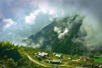 Bird's Eye View Photo of Houses on Mountain