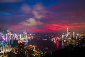 Bird's Eye View Photography of a City During Golden Hour