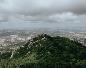 Bird's Eye View Photography of A Mountain And Surrounding Landscape
