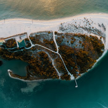 Bird's Eye View Photography of Island