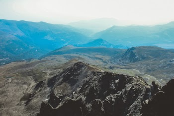 Bird's Eye View Photography of Mountains