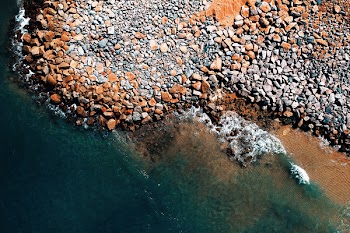 Bird's Eye View Photography of Seashore