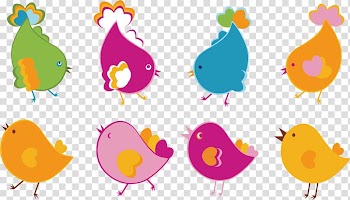 Bird , Colored chick transparent background PNG clipart