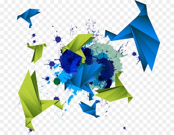 Bird Crane Origami - Origami,Paper cranes,Color paper cranes 
