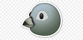 Bird Emoji Sticker Emoticon Smiley - Bird 