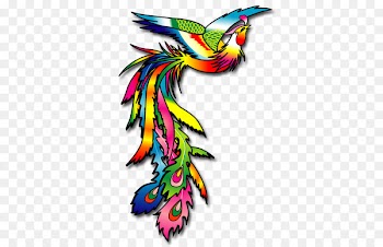 Bird Fenghuang Flight u767eu9ce5u671du9cf3 - Multicolored Phoenix 