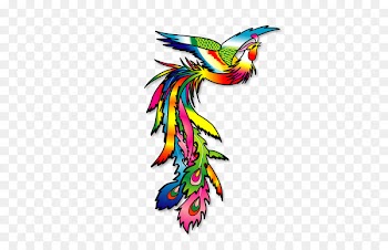 Bird Fenghuang u767eu9ce5u671du9cf3 Clip art - Multicolored Phoenix 