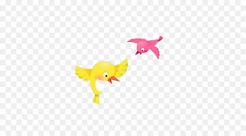 Bird Flight Duck Yellow Beak - simple bird 