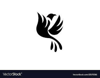 Bird fly creative logo modern simple editable vector image