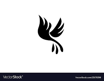 Bird fly creative logo modern simple editable vector image