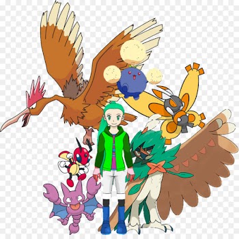 Bird Illustration Clip art Fearow Legendary creature - bird 