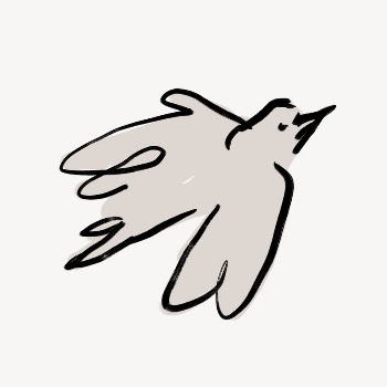 Bird line art, doodle illustration | Free Photo - rawpixel