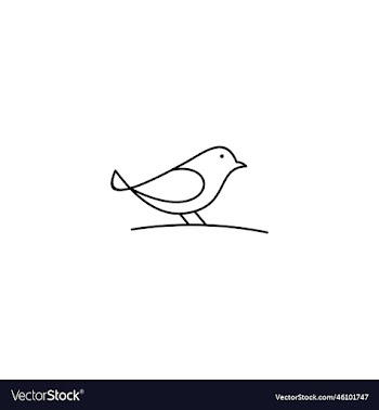 bird line logo design