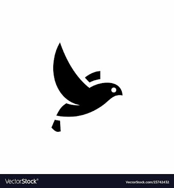 Bird logo icon mark vector image