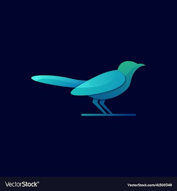 bird modern colorful gradient