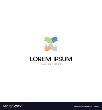 Bird nature creative business logo design vector image