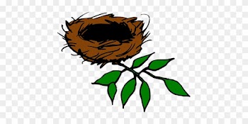 Bird Nest Nest Aerie Birds Leaves Branch L - Nest In Tree Clipart
