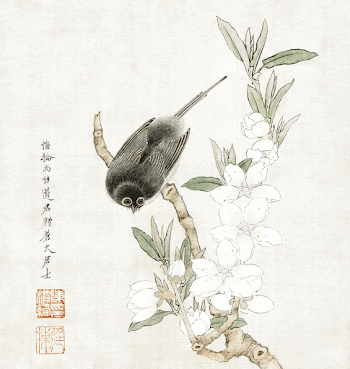 Bird on branch (1368&ndash;1644) vintage | Free Photo Illustration - rawpixel