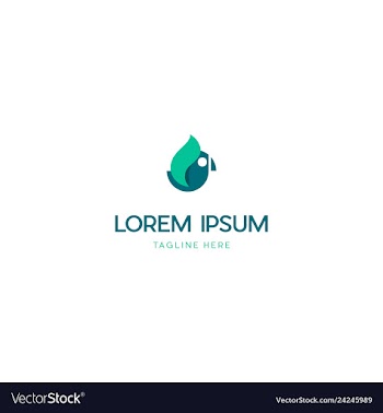 Bird parrot flying media design logo vector image