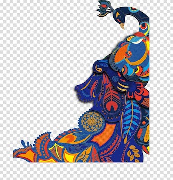 Bird Peafowl, Hand-painted peacock transparent background PNG clipart