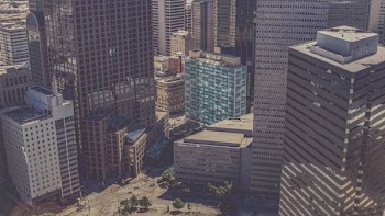 bird's eye photography of high-rise buildings