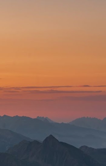 bird's eye photography of mountain
