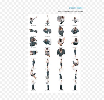 Bird's-eye view Font - Top View PEOPLE 