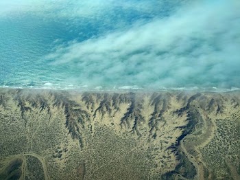 bird's eye view of body of water