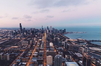 bird's eye view of city