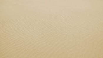 bird's eye view of desert