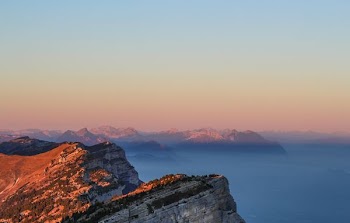 bird's eye view of mountain