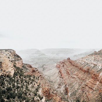 bird's eye view of mountains
