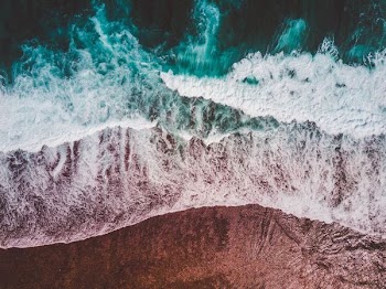 bird's eye view photo of coastline