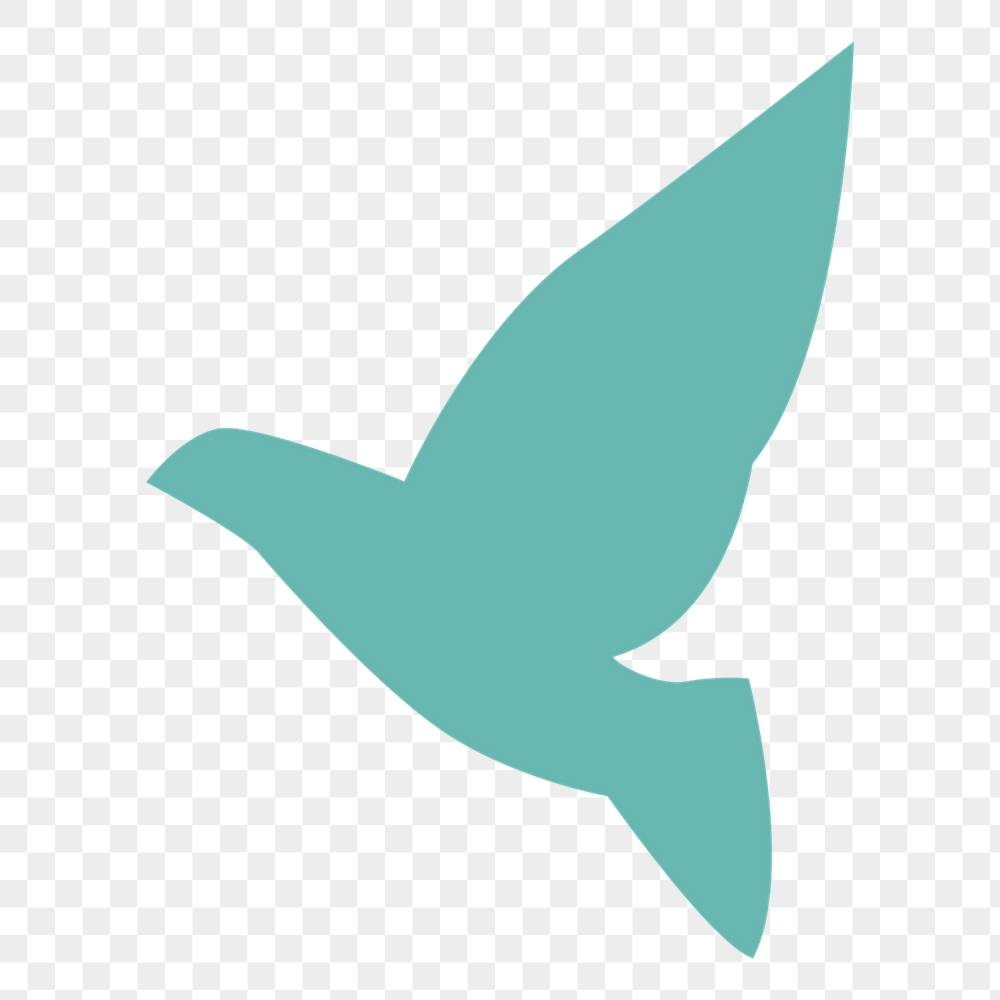 Bird silhouette png sticker, animal | Free PNG - rawpixel