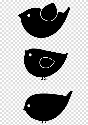 Bird Sparrow Sticker Stencil, Black Sparrow transparent background PNG clipart