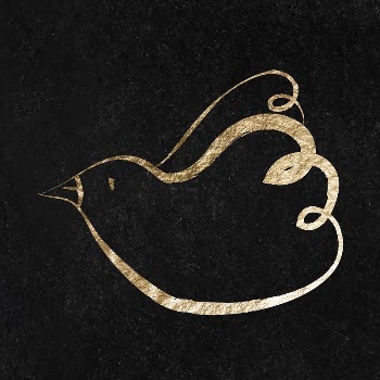Bird sticker, gold aesthetic illustration | Free Vector Illustration - rawpixel