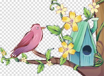 Bird, Tree nest transparent background PNG clipart
