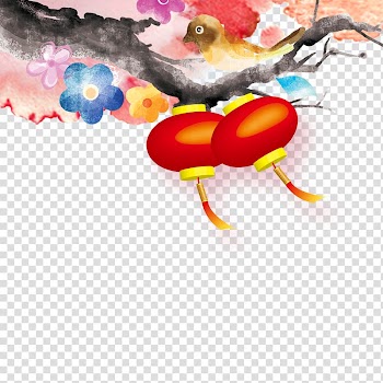 Bird Watercolor painting, Lanterns Sparrow transparent background PNG clipart