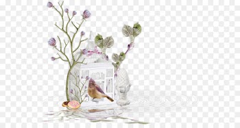 Birdcage Owl - White Birdcage 
