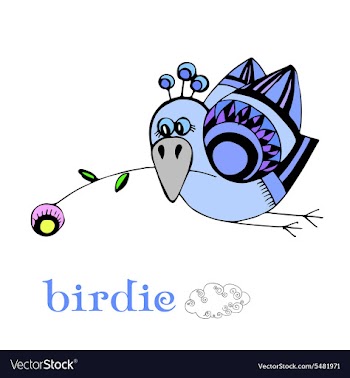 Birdie vector image