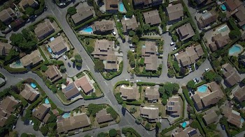 birds eye photography of city buildings